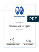 Member Certificate For 5001399