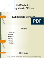 Subestação blindada a gás SF6