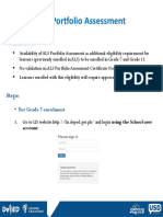 ALS Portfolio Assessment Tutorial Guide