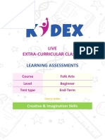 Live Extra-Curricular Classes: Learning Assessments