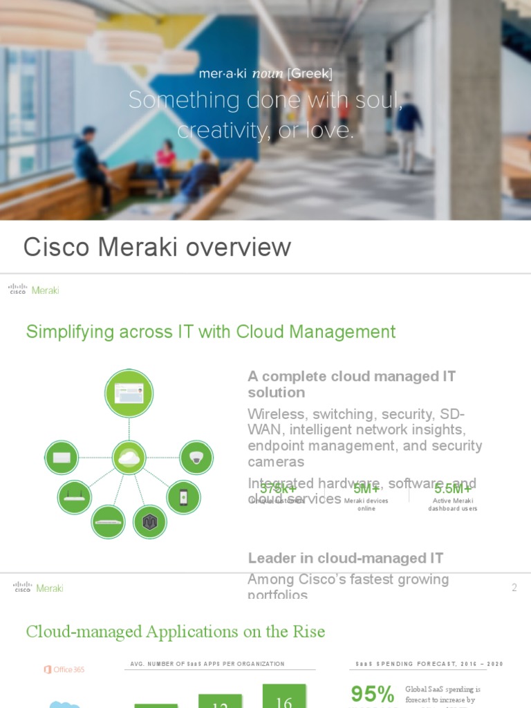 Cisco Meraki Cloud IT Solutions Overview | PDF | Ieee 802.11 | Cloud ...