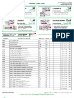 Product Order Form