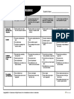 Bio Poem Rubric