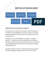 3-Design Primitives of Blockchain
