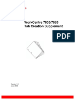 Workcentre 7655/7665 Tab Creation Supplement: June 2006