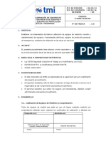 P-CORP-SCMA-03 PROCEDIMIENTO PARA LA CALIBRACIÓN DE EQUIPOS Rev 03