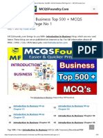Introduction To Business Top 500 + MCQS Download PDF Page No 1