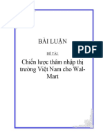 BÀI LUẬN ĐỀ TÀI - Chiến lược thâm nhập thị trường Việt Nam cho WalMart - 688615