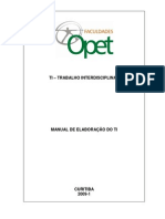 Guia completo para elaboração de Trabalho Interdisciplinar (TI