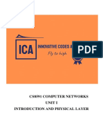 Cs8591 Computer Networks Unit I Introduction and Physical Layer