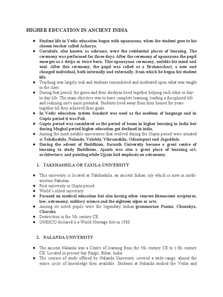 Higher Education In India Pdf