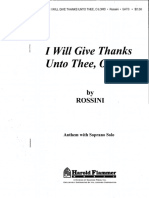 I Will Give Thanks Unto Thee Sheet Music - Kongashare - Com - M