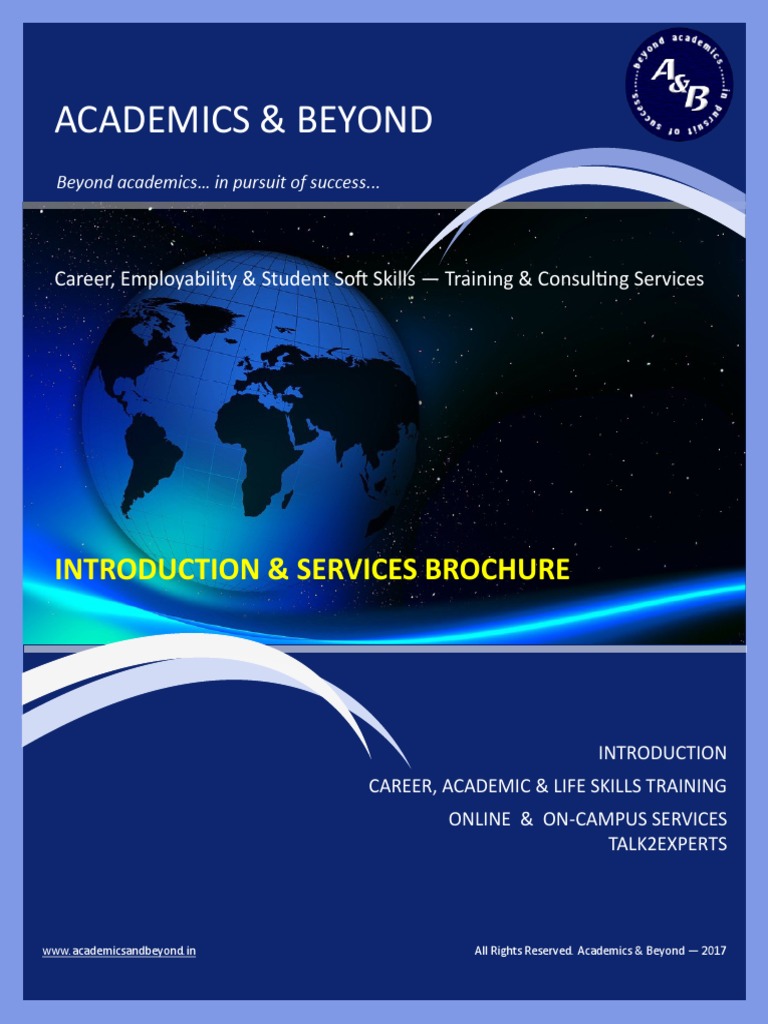 Academics & Beyond: Introduction & Services Brochure | PDF | Expert ...
