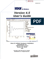 Aqtesolv Manual 1