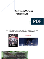 The Self From Various Perspectives