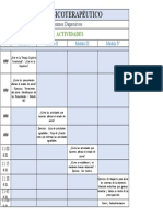 Agenda Taller Psicoterapéutico