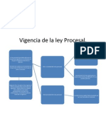 Vigencia de la ley procesal.