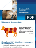 3 4 0 Criar EAP Tecnica Decomposicao