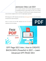 PDF Submission Sites List 2021