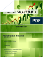 Monetary Policy: Wipinson W