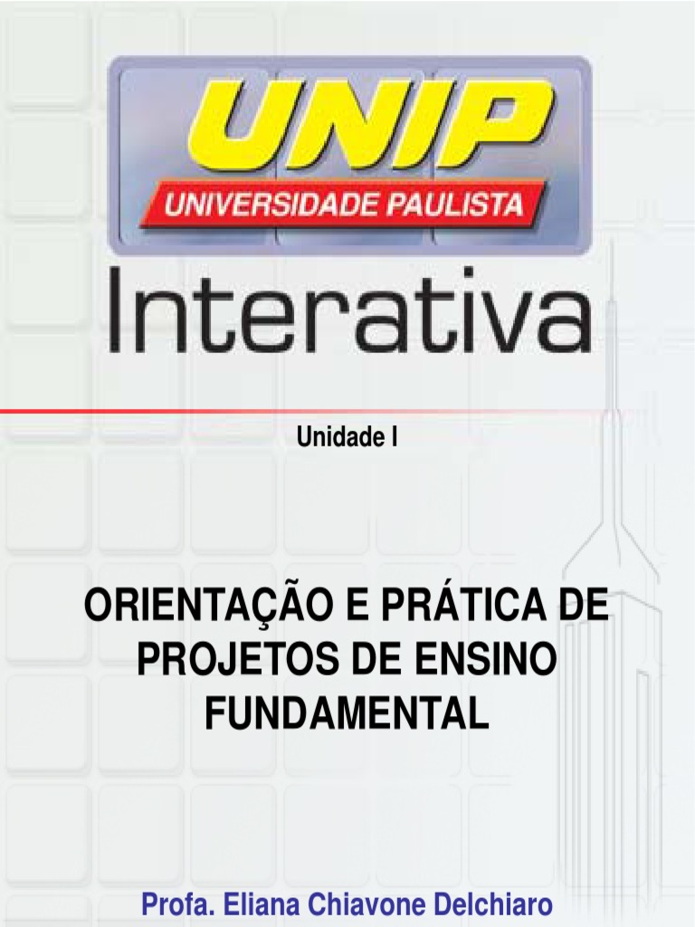 Slogan da UNIP e Estágio Docente | PDF | Aprendizado | Pedagogia
