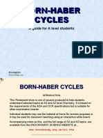 AS Born Haber Cycles