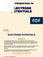 AS Electrode Potentials
