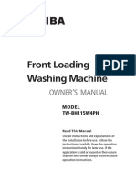 Front Loading Washing Machine: Owner'S Manual