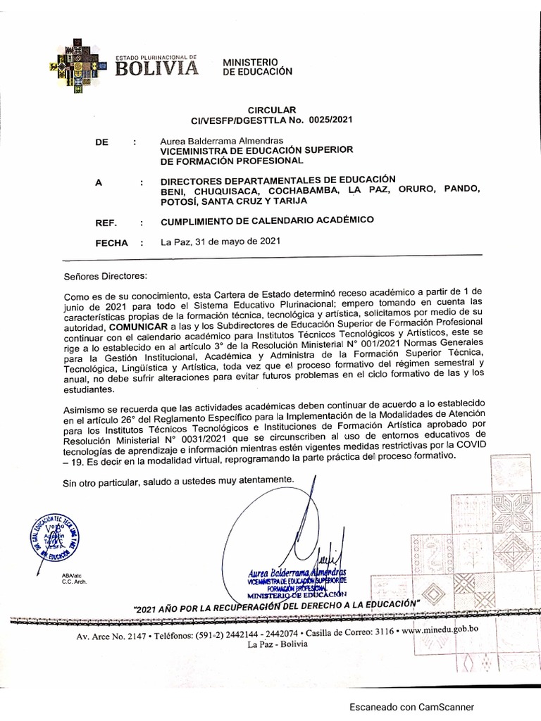 Circular 25 | PDF