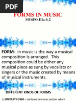 Forms in Music