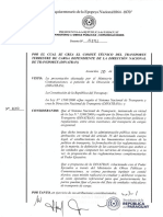 Decreto Nro. 5.791 Del Ministerio de Obras Públicas y Comunicaciones