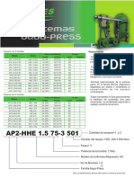 Ficha Técnica Aqua Press Esquema Dimensional