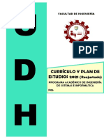 Currículo Y Plan de Estudios 2021: (Reajustado)