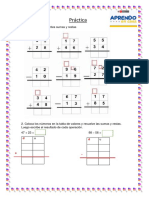 Sumas y restas: Resuelve problemas matemáticos