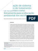 Implantação de Sistema Biológico de Tratamento