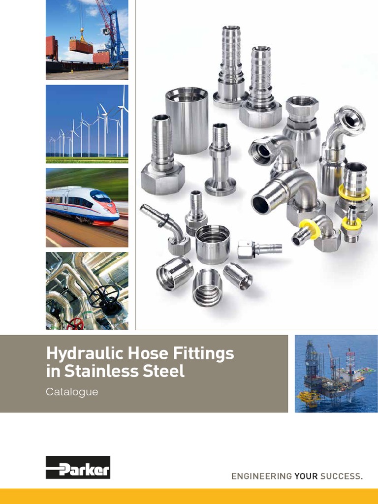 Parker Hydraulic Hose Fittings in Stainless Steel Catalogue CAT 4400.