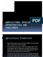 Agricultural Development Opportunities and Challenges