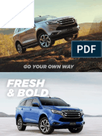 Isuzu MU X Vehicle Brochure 21MY