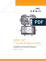 STARLINE MBV3 1 GHZ Mini-Bridger Amplifier Installation and Operation Manual