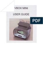 VBOX MINI Manual de Utilizare Final