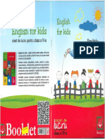 English For Kids Caiet de Lucru CL IV A Ed. Booklet