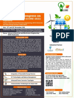 International Congress On: Renewable Energy (Icore-2021)