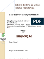 Lean Software Development (LSD): Uma introdução à filosofia Lean em Engenharia de Software
