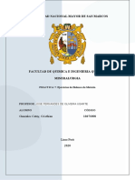 Balance de Materia: Ejercicios de Mineralurgia