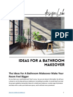 Ideas For A Bathroom Makeover