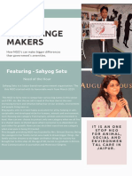 The Change Makers: Featuring - Sahyog Setu