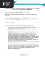 EASA Updates Aircraft Maintenance Program To Show Compliance With CS 26 Requirements (Ref ED Decision 2020/023/R)