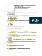 CUESTIONARIO DE HABILIDADES DEL DESARROLLO DEL PENSAMIENTO DERECHO Primer Parcial