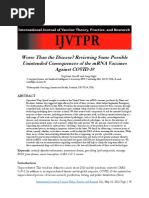 Worse Than The Disease? Reviewing Some Possible Unintended Consequences of The mRNA Vaccines Against COVID-19