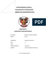 Practica N°3: Clasificacion Vehicular en Bolivia